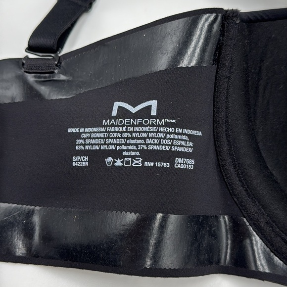 NWT Maidenform 6-Way Convertible Bra – Black, Size S - Picture 5 of 11